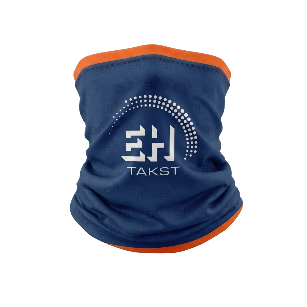 EH Takst branded neck gaiter