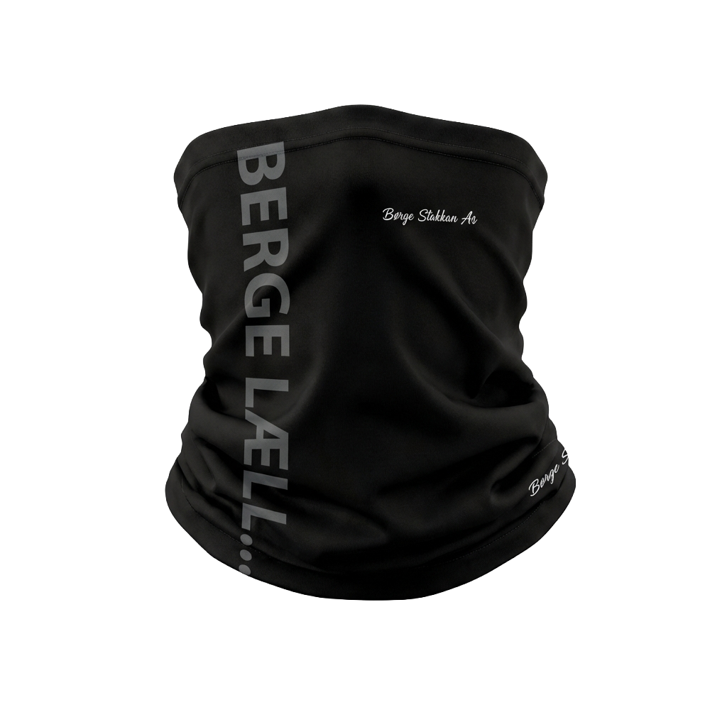 Berge Stokkan branded neck gaiter