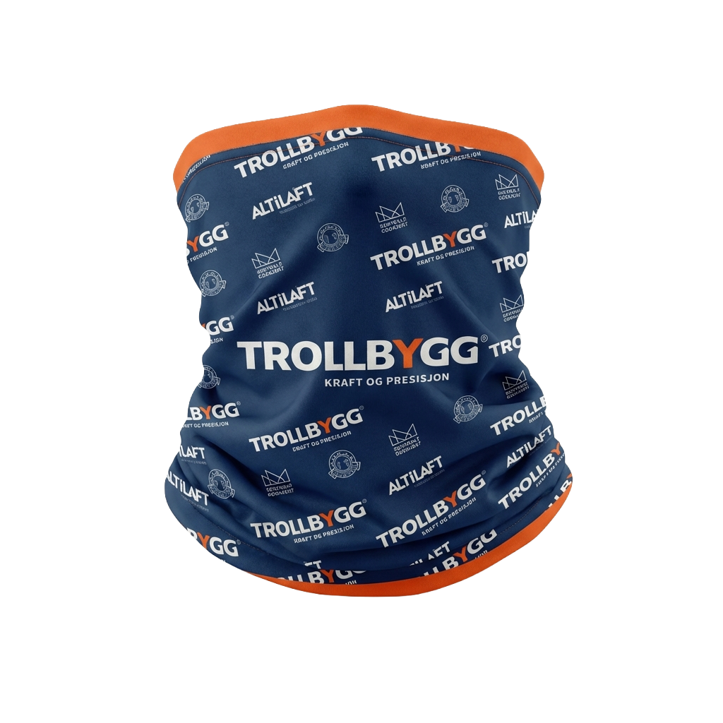 Trollbygg branded neck gaiter